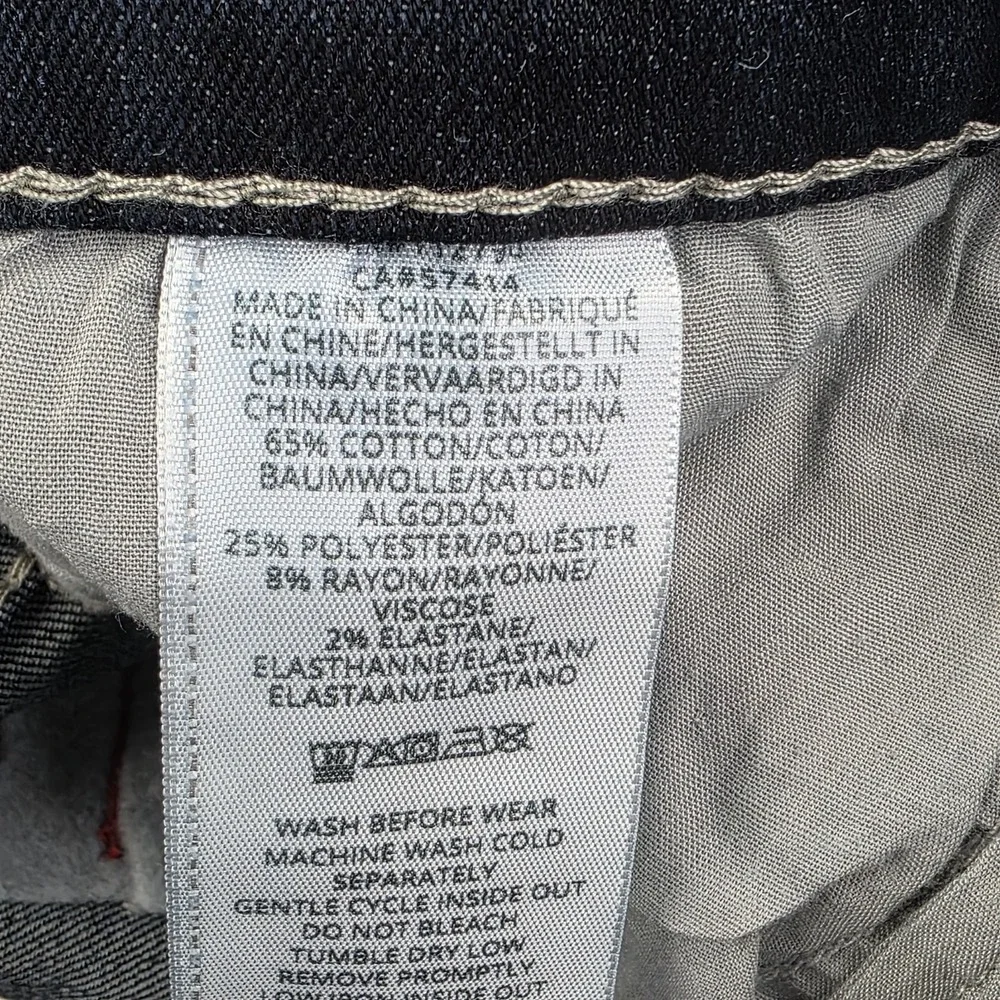 True Religion Jeans Mens Size 31 Geno Big T Relaxed Slim Dark Hawks Eye Wash New